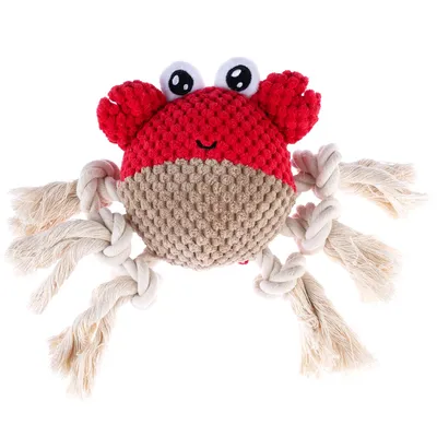 TIAKI hondenspeeltje Sebi krab - L 21 x B 21 x H 6 cm