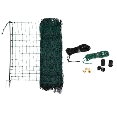 Kerbl mreža za perutnino z dvojno konico brez elektrike - D 25 m x Š 106 cm