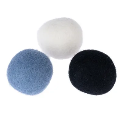Lot de boules de feutre Modern Living Tallinn – Lot de 3