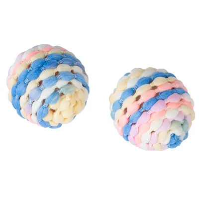 Set de pelotas arcoíris con cascabel de TIAKI - Set de 2