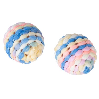 TIAKI Regenbogen Rasselball Set 2er Set