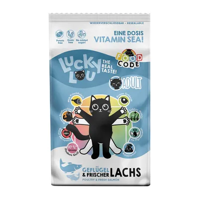 Lucky Lou Adult птиче месо и сьомга - 1,7 кг