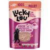 Sparpaket Lucky Lou Extra Food 24 x 70 g Thunfischfilet in Brühe