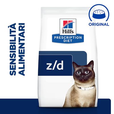 Hill's Prescription Diet z/d Food Sensitivities secco per gatti 8 kg