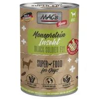 MAC's Mono Insekten Nassfutter für Hunde 6 x 375 g - Insekten