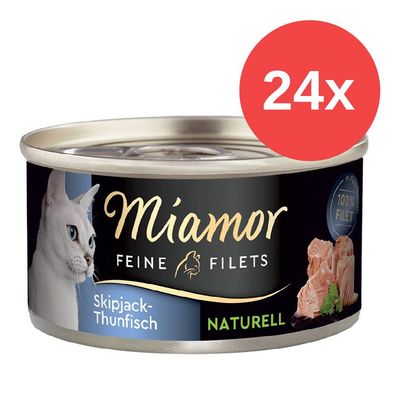 Sparpaket Miamor Feine Filets Naturelle 24 x 80 g Mix II (4 Sorten gemischt)
