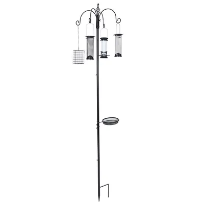 TIAKI Vogelfutterstation - Ø 50 x H 210 cm