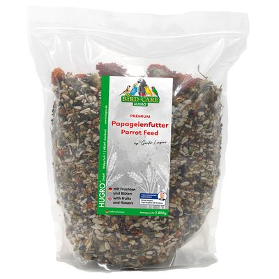 Hugro Papageienfutter mit Früchten und Blüten 2,8 kg
