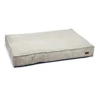 Designed by Lotte Liegekissen Ribbed, hellgrau - ca. L 120 x B 80 x H 15 cm