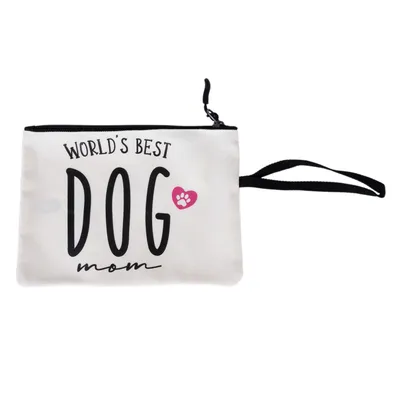 TIAKI Trousse de toilette "World's Best Dog Mom" (la meilleure maman chien du monde) – 1 pièce TIAKI Trousse de toilette "World's Best Dog Mom" (la meilleure maman chien du monde) – 1 pièce