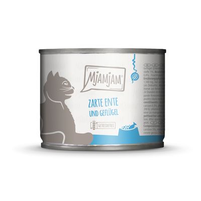 MjAMjAM 6 x 200 g zarte Ente & Geflügel