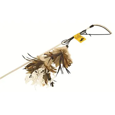 Играчка за котки - въдица  Crunchy Feather - 1 брой Играчка за котки - въдица  Crunchy Feather - 1 брой