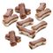 Set prova misto! Lukullus ossi da masticare Set %: 48 da 5 cm - Pollo, Anatra, Salmone, Manzo