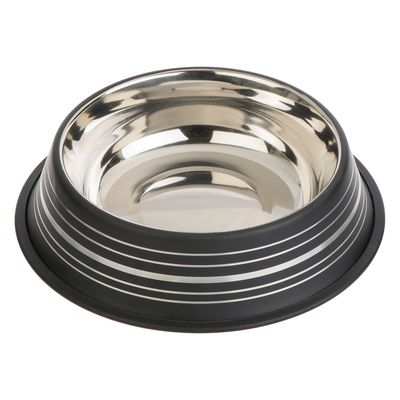 Silver Line Edelstahlnapf mattschwarz 200 ml, Ø 15 cm
