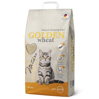 Litière Golden Nature Wheat pour chat - 18 l