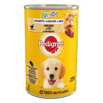 Pedigree Junior 24 x 400 g - Csirke