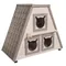 Maisonnette Madeira pour chat L 90 x l 50 x H 75 cm