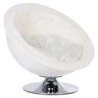 Retro Pet Nest - White: Diameter 60cm 