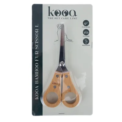 kooa bambusove škare za krzno, vel. L - D 16 x Š 6,8 x V 1,2 cm