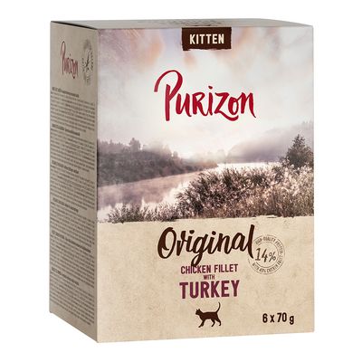 Purizon Kitten 6 x 70 g - kornfri