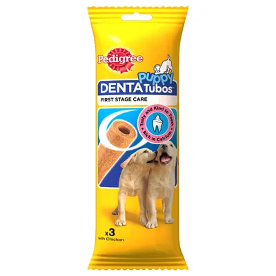 Pedigree Puppy Denta Tubos - 3 Treats (72g) Pedigree Puppy Denta Tubos - 3 Treats (72g)
