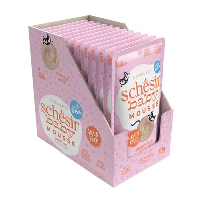 Schesir Baby Mousse 12 x 70 g Umido per gatto