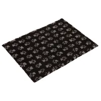 Vetbed® Isobed SL kattetæppe Paw, sort/grå - L 75 x B 50 cm