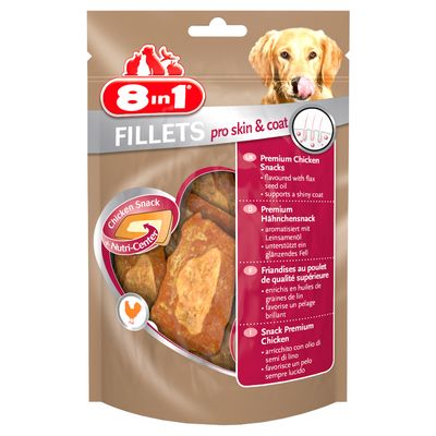 8in1 Fillets Pro Skin & Coat 80 g Veličina S