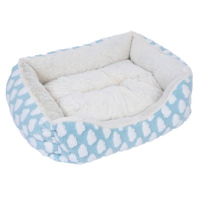 Lettino zooplus Basics Fluffy blu