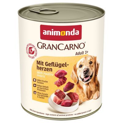 Mixpack rejäla varianter: animonda GranCarno Original Adult 6 x 800 g