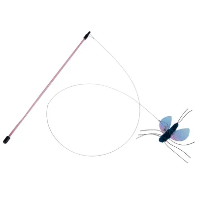 Canna da pesca libellula TIAKI per gatti   - 1 pz Canna da pesca libellula TIAKI per gatti   - 1 pz