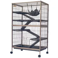 TIAKI Kleintierkäfig Critter Empire - L 80 x B 52 x H 127 cm