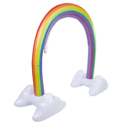 TIAKI Regenbogen-Sprinkler für Haustiere - ca. L 200 x B 65 x H 165 cm