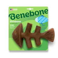 Benebone Fishbone - Large: kb. H 21 x Sz 12 cm