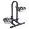 Psi bar z dwiema metalowymi miskami 2 x 1,8 l / ø 21 cm