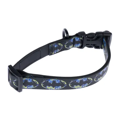 DC Batman ogrlica, crna - Veličina M: opseg vrata 30 – 46 cm, širina 20 mm