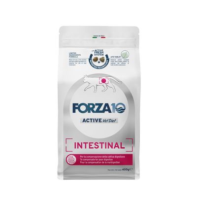 Forza 10 Active Line Intestinal poisson pour chat 4,8 kg (12 x 400 g)