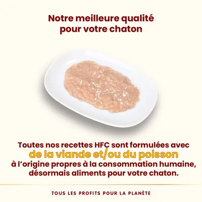Almo Nature HFC Complete Kitten 6 x 70 g pour chaton  - saumon, thon