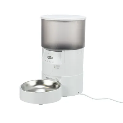 Trixie TX-S Smart voederautomaat - tot 3 liter droogvoer, wit