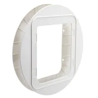 Gatera grande SureFlap Connect con microchip - Accesorio: adaptador de montaje para cristales, blanco (SIN gatera)