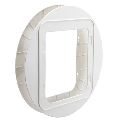 Gatera grande SureFlap Connect con microchip - Accesorio: adaptador de montaje para cristales, blanco (SIN gatera)