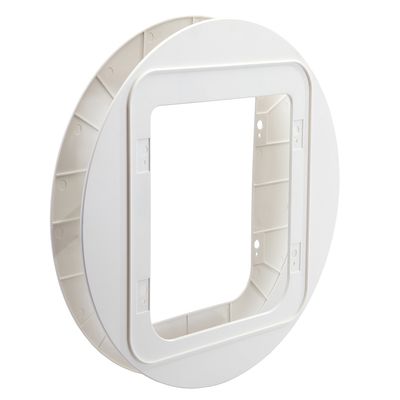 SureFlap Connect Mikrochip Katzenklappe Zubehör: Montageadapter weiß (OHNE Katzenklappe)