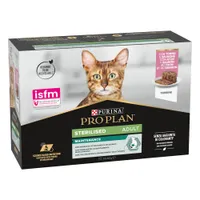 PURINA PRO PLAN Cat Sterilised Maintenance - Sparpaket: Lachs & Thunfisch (36 x 85 g)