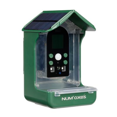 Numaxes Vogelfutterstation mit Kamera L 10 x B 11 x H 17 cm