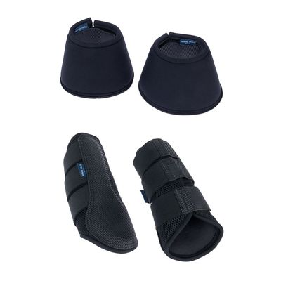 Nomad Tales Set Gamaschen & Hufglocken, schwarz Sparset: Gamaschen & Hufglocken, Größe M