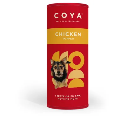 Coya Adult Dog Topper - Csirke (3 x 50 g)