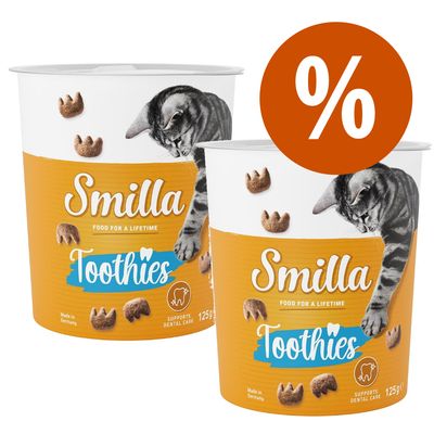 Míchané balení Smilla pamlsky Hearties & Toothies 2 x 125 g