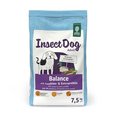 Green Petfood InsectDog Balance rovarok & csirke 7,5 kg