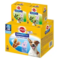 Pedigree Dentastix Daily Oral Care - Dentastix x 56 + Dentastix Fresh x 56 - för små hundar