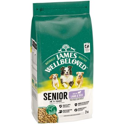 James Wellbeloved Senior Dog Hypoallergenic Lamb & Rice 2kg